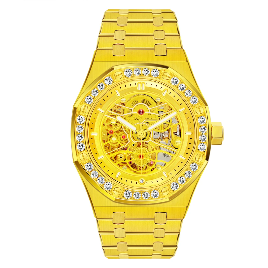 【远华专属】顶奢版皇家一号总裁全球限量600枚/999真金真钻腕表