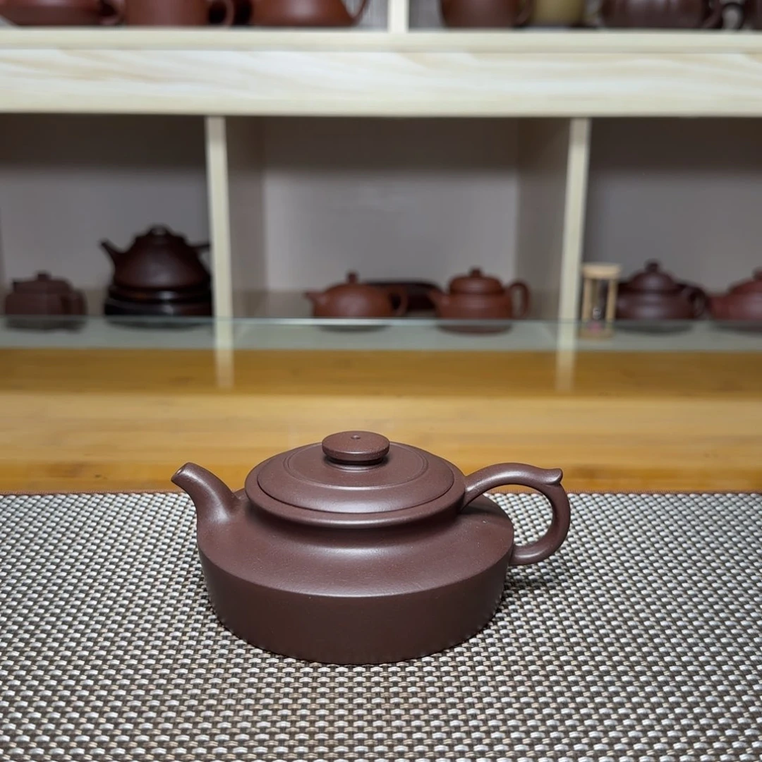 茶壶紫砂屠*大微微瑕半手工古卣华亭160ml
