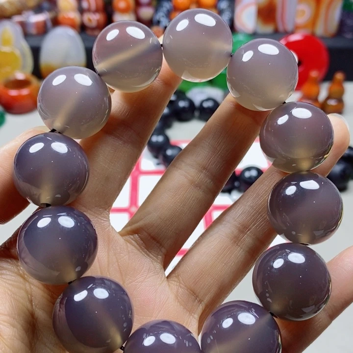 未镶嵌手链玛瑙/玉髓好*