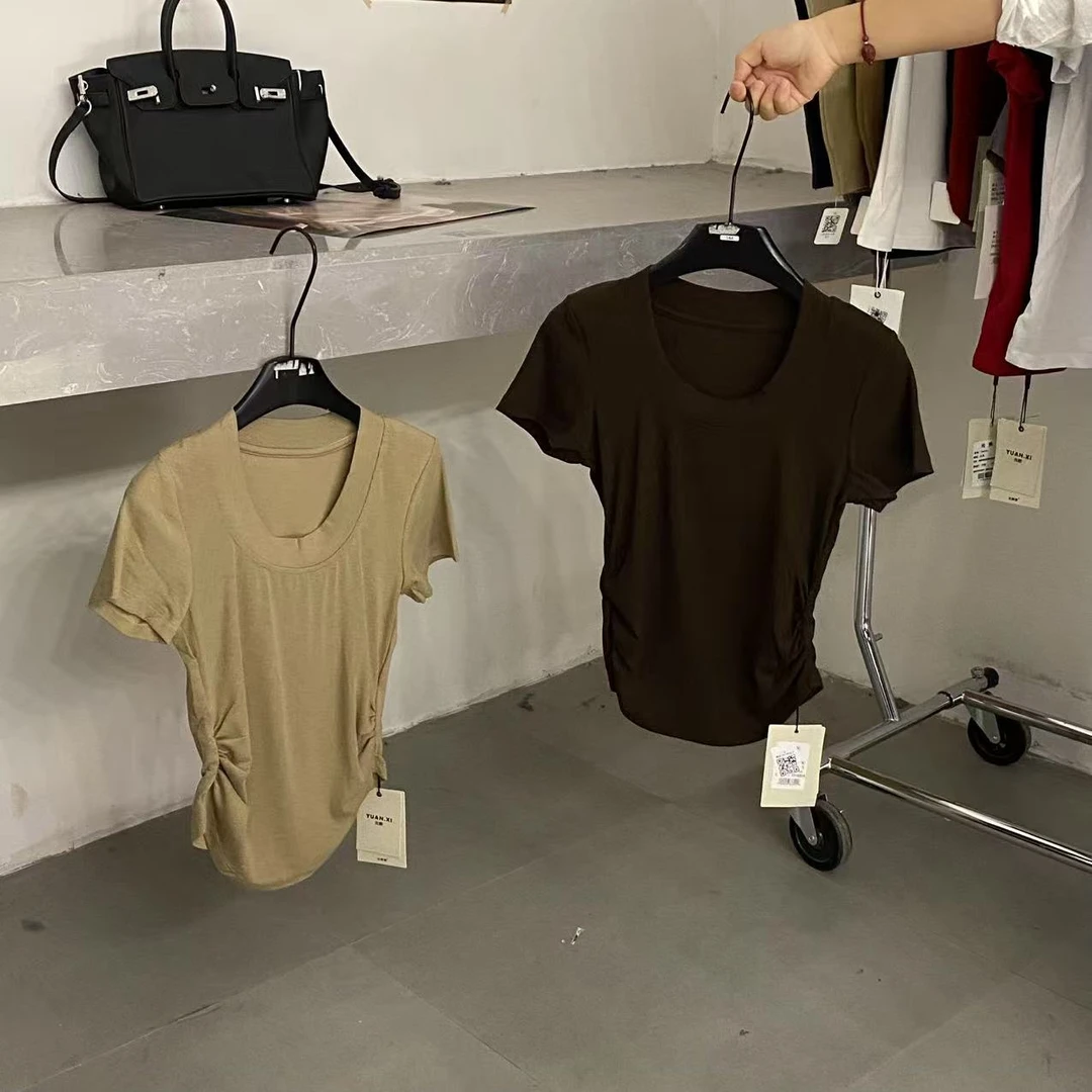 【ARONG阿荣家】上衣08176-卡其深咖-F