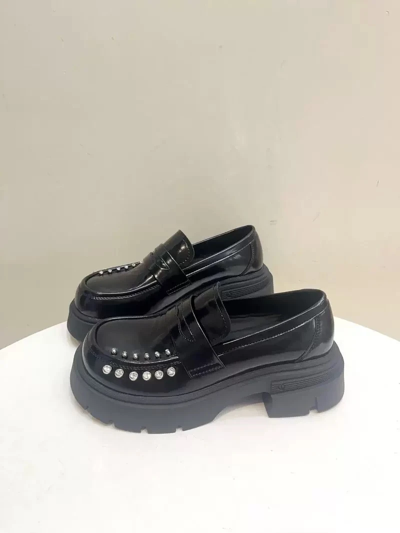 NANA家休闲厚底乐福鞋