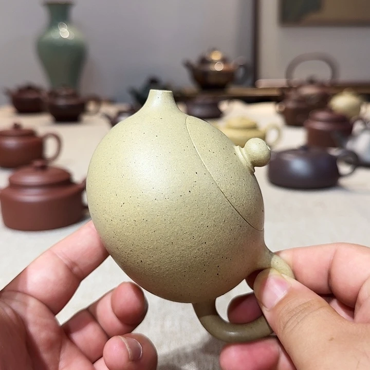 ****器茶壶紫砂墨绿泥西施180cc