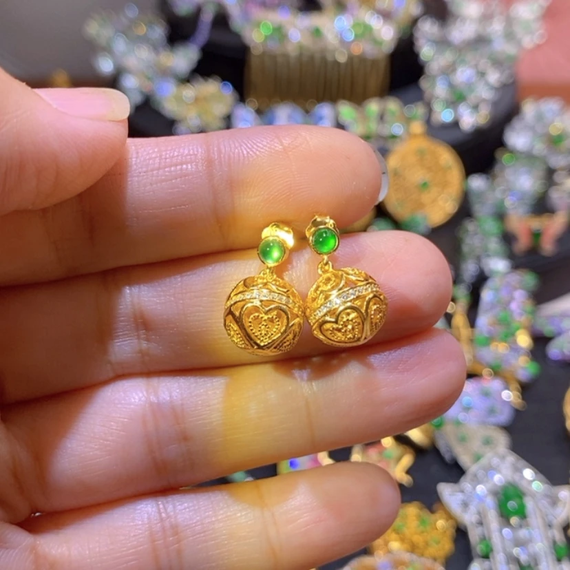 【闪购商品】银S925镶嵌挂件翡翠