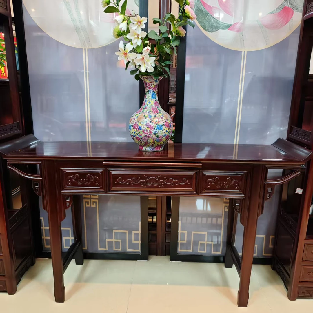 酸枝木158供台条案尺寸：长158宽40高86