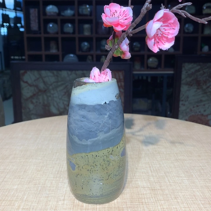 广西国画石摆件，观赏收藏