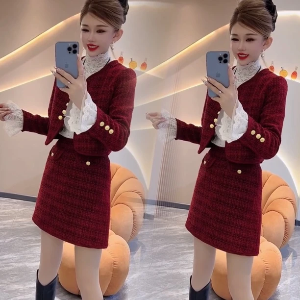 2025秋季新款洋气女宽松百搭网红同款气质高档显瘦减龄时尚两件套