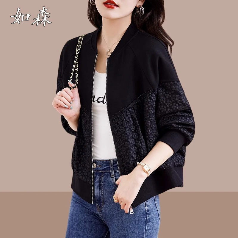 短款棒球服外套女春秋新款2025早春装爆款高级感休闲百搭夹克上衣