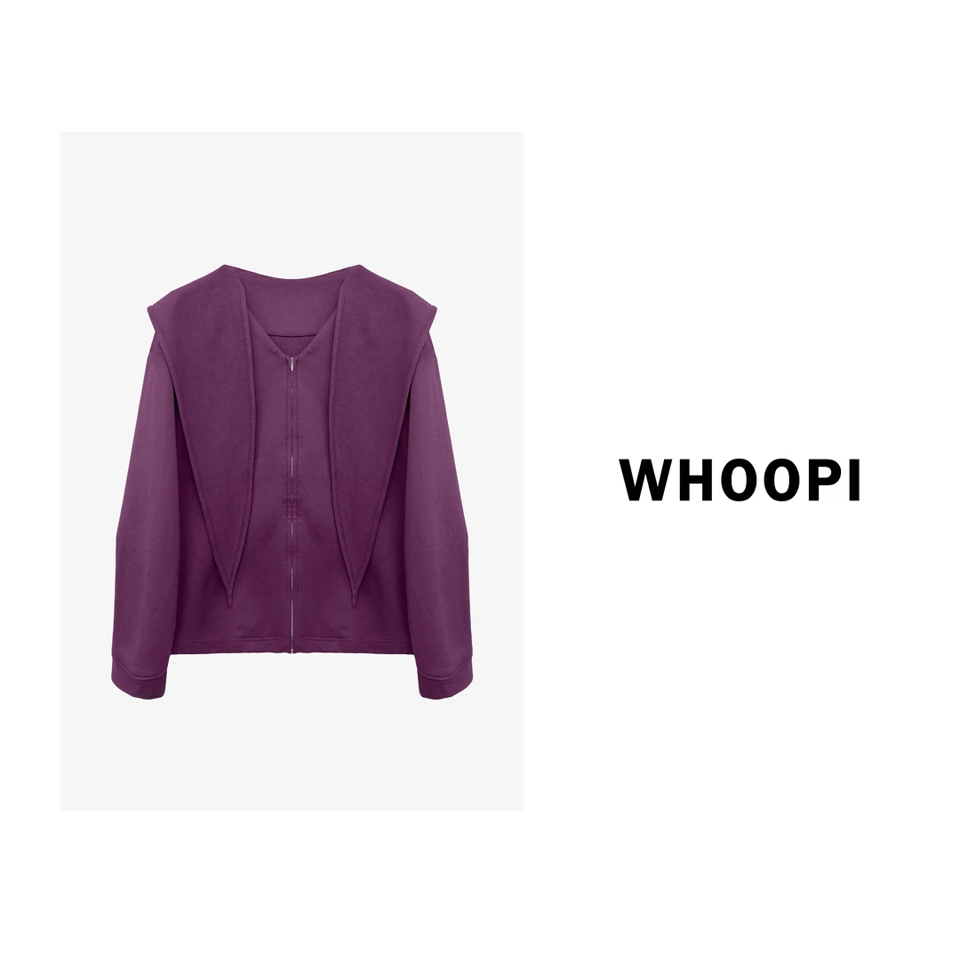 【Whoopi】【维堡书店】高阶松弛感可绑带卫衣宽松外套