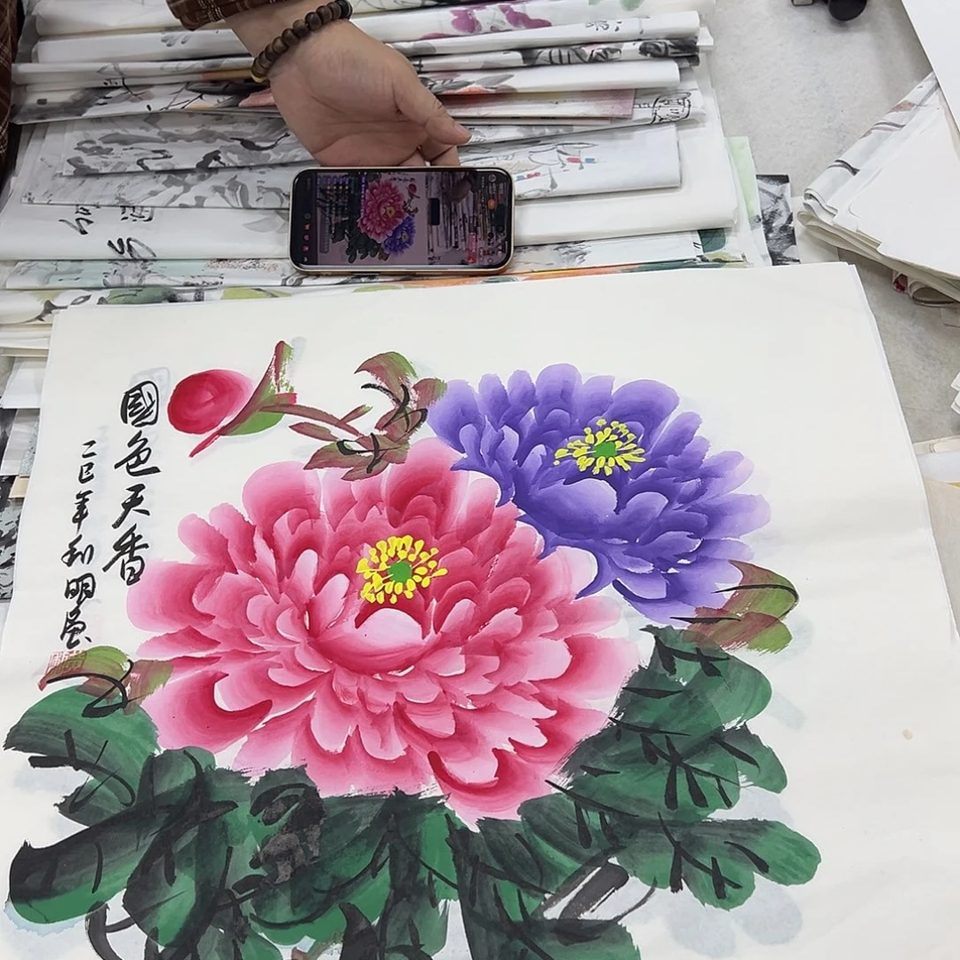 国画国画纯手绘作品
