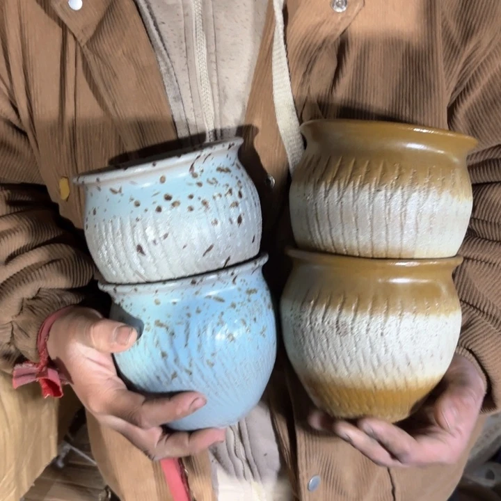 红陶口径 高度 花盆 14 13