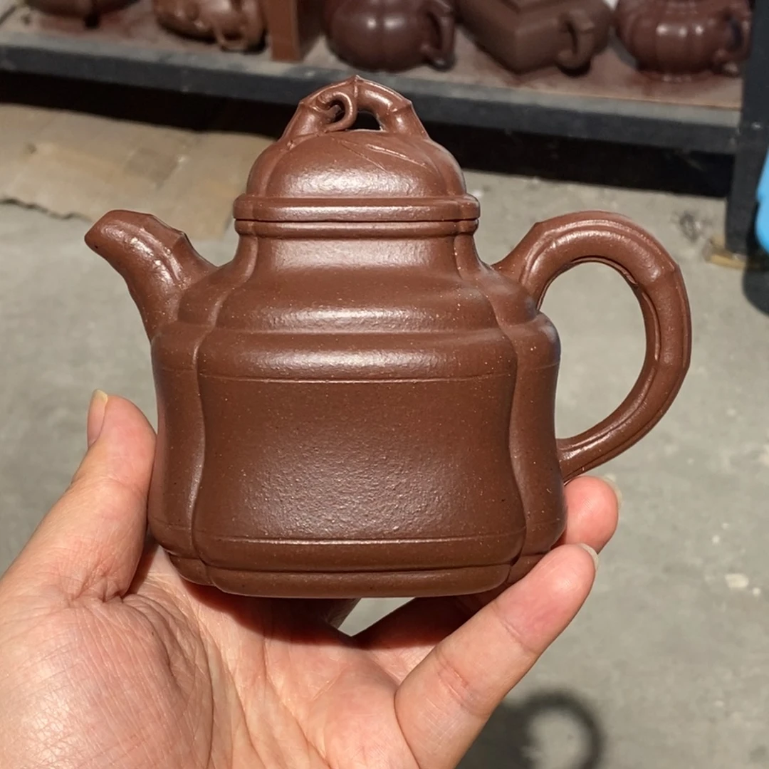 茶壶紫砂紫砂壶。紫砂壶。