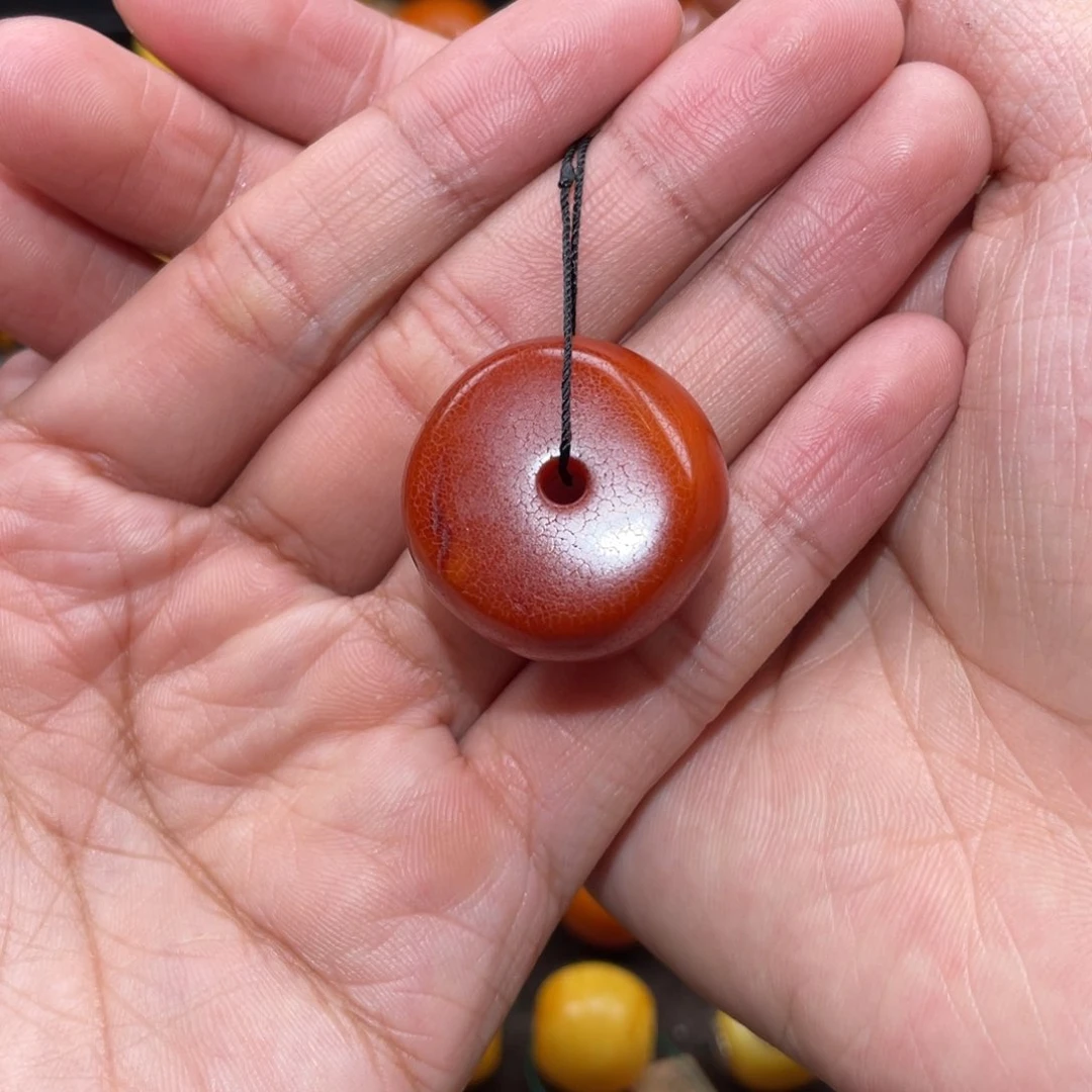 【闪购商品】琥珀裸石未镶嵌饼子