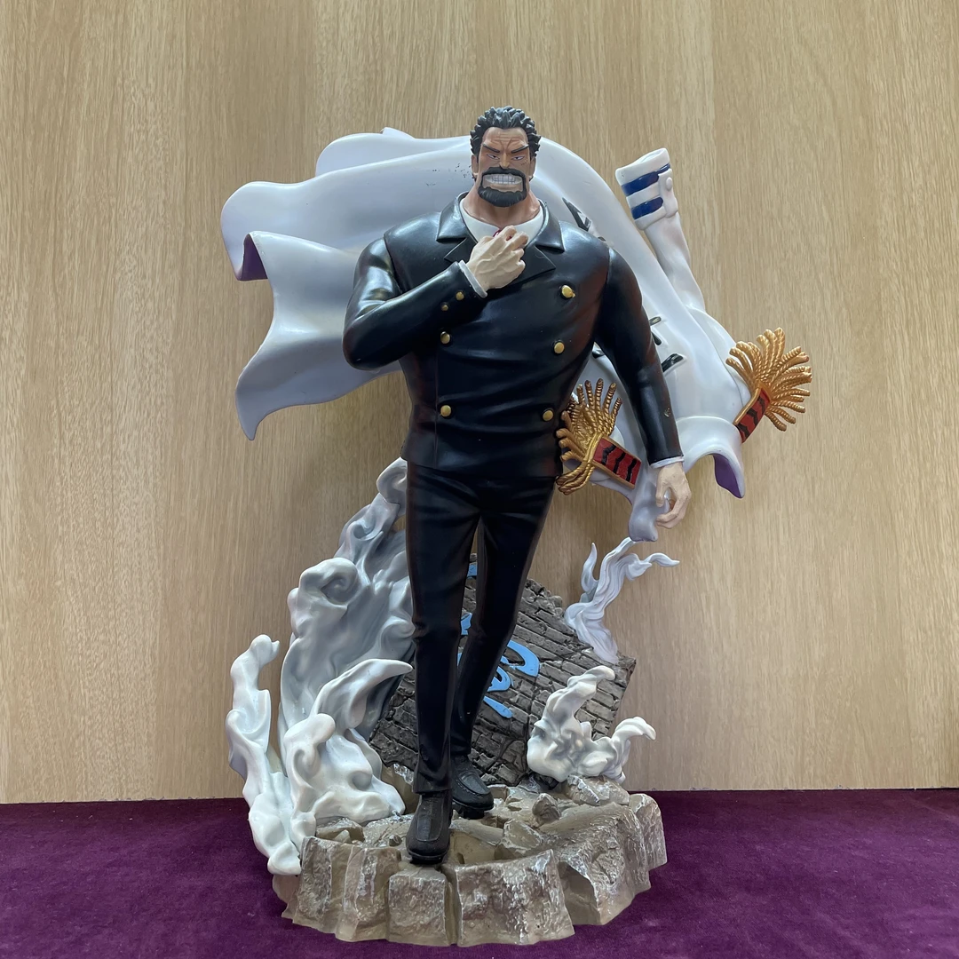 【清风潮玩】海贼王手办海军中将 最强海军三头雕卡普 大玩家GK摆件