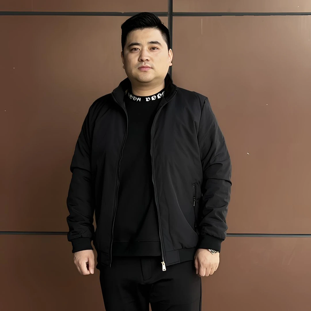 胖子大码羊羔绒加大码新款夹克男士外套秋冬季加厚商务户外休闲