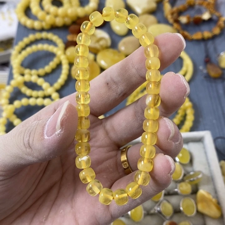 蜜蜡裸石未镶嵌多样性发货