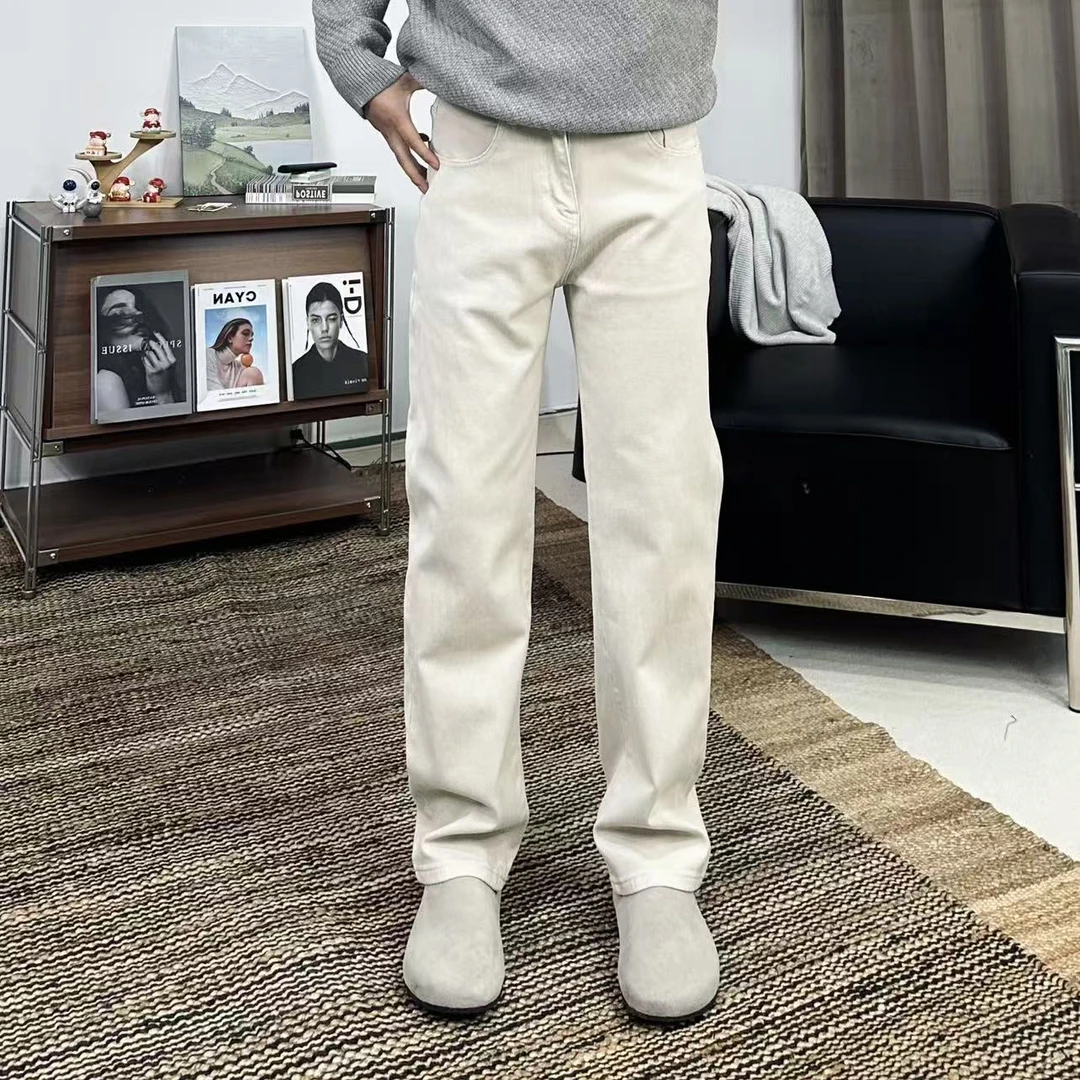 SSL-CIothing 秋季男款美式复古直筒微宽松牛仔裤百搭休闲长裤