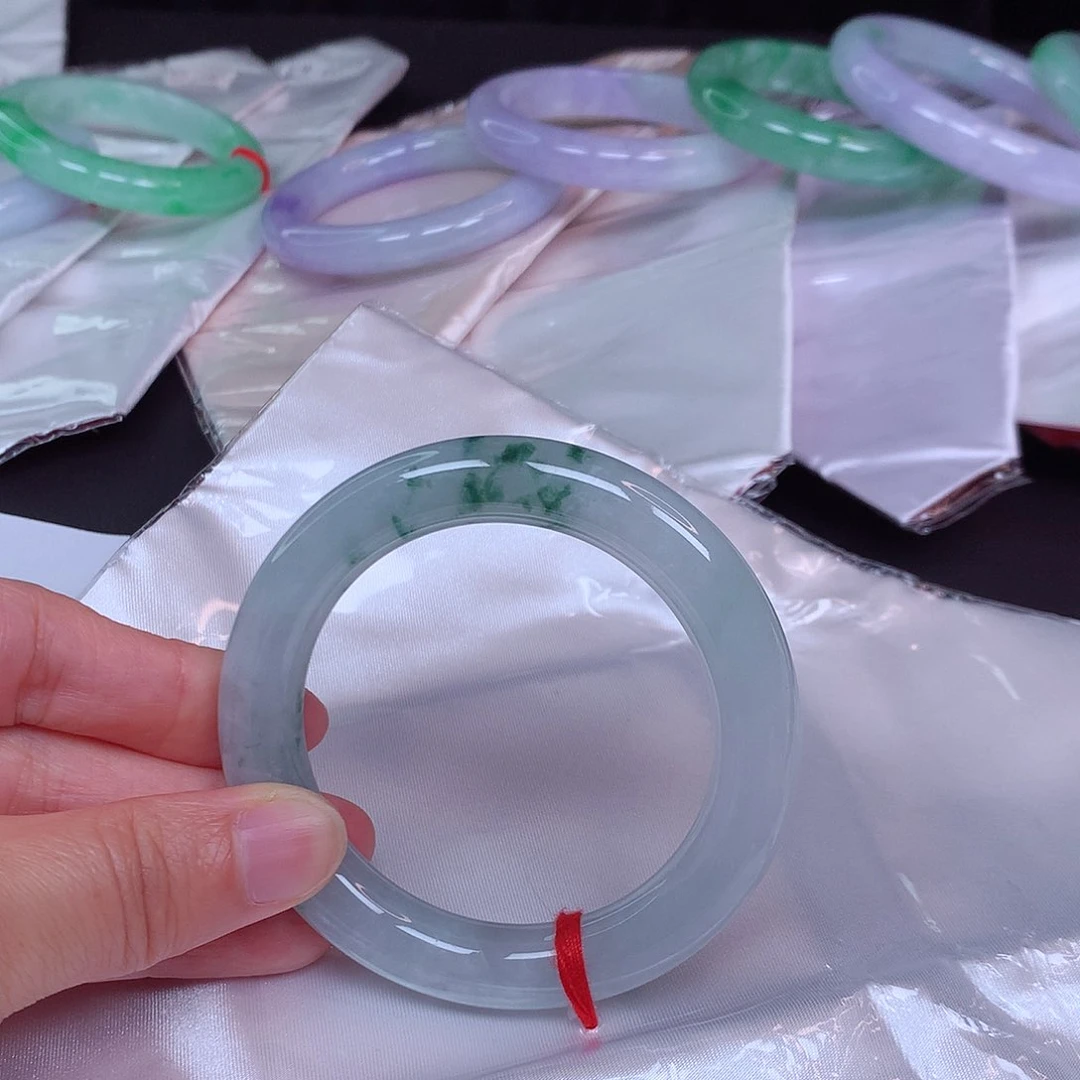 翡翠手镯未镶嵌翡翠手镯53.7