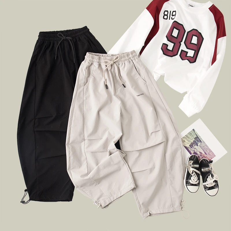 吴小越W979男童散兵收脚口裤子儿童口袋长裤男孩休闲运动裤