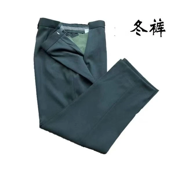 毛哔叽冬裤直筒商务裤