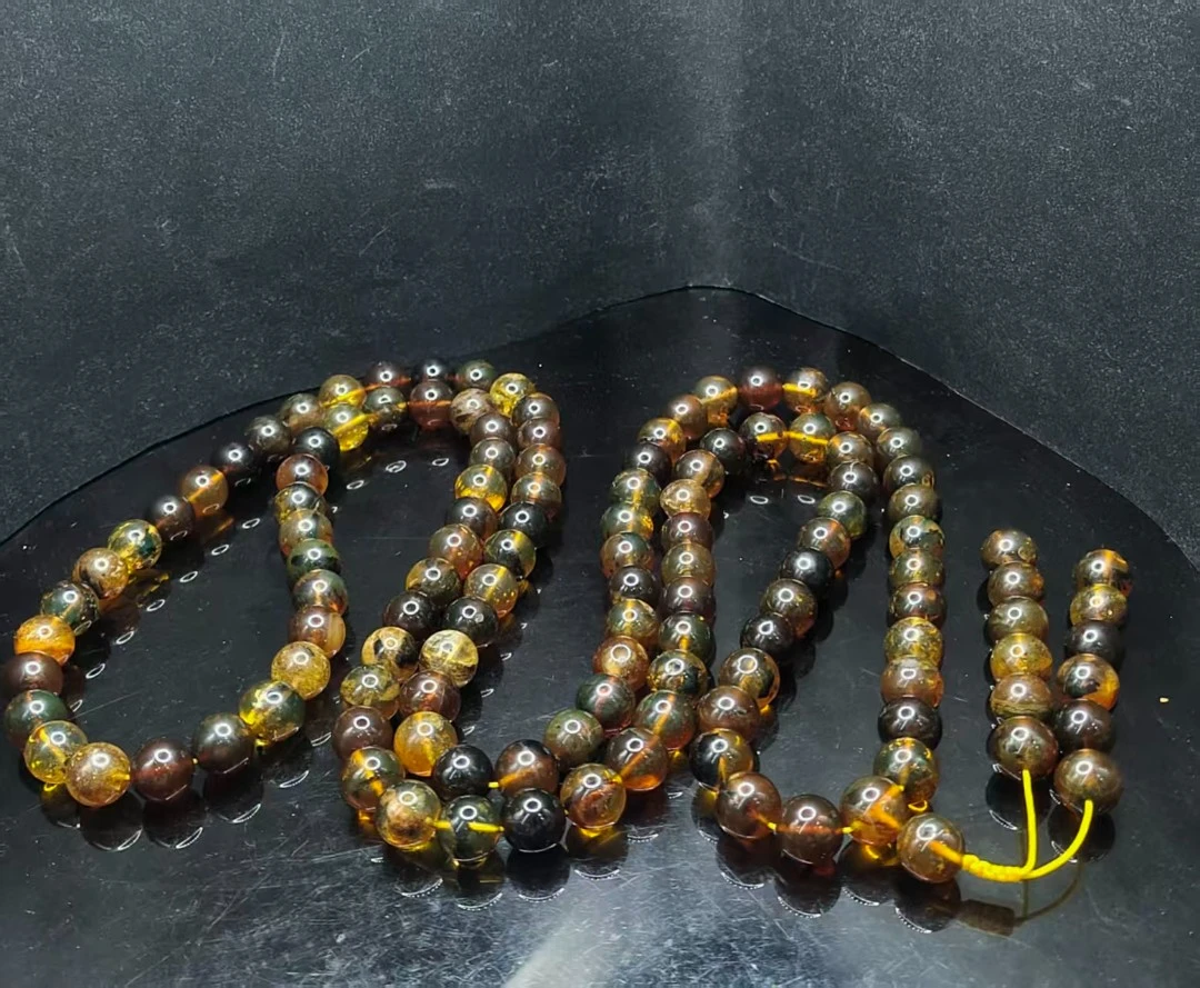 【康康严选】琥珀多宝毛衣链GL【多样性发其一】约10mm+