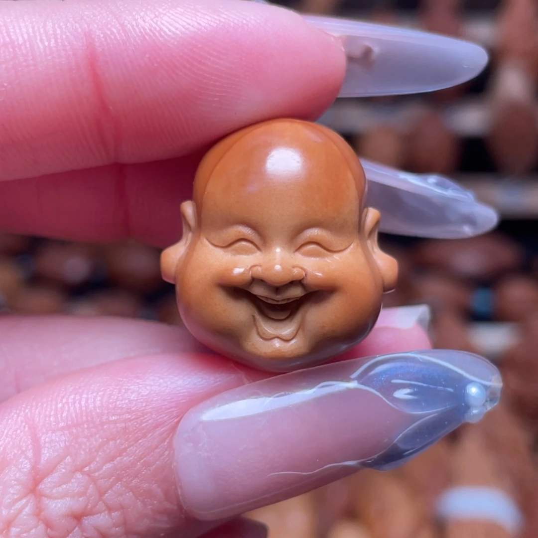 相***章把件橄榄核开心头