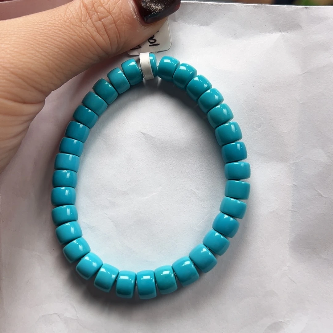 未镶嵌绿松石手串卡7➕