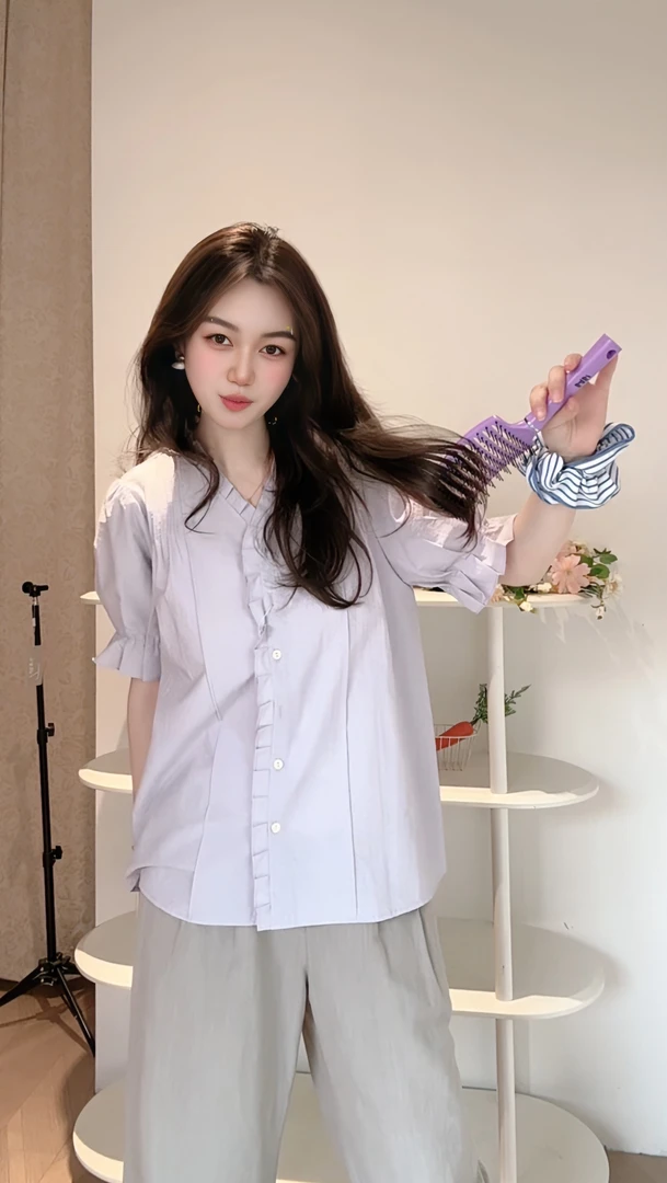 【杭州S姐 精品女装】短袖衬衫02028