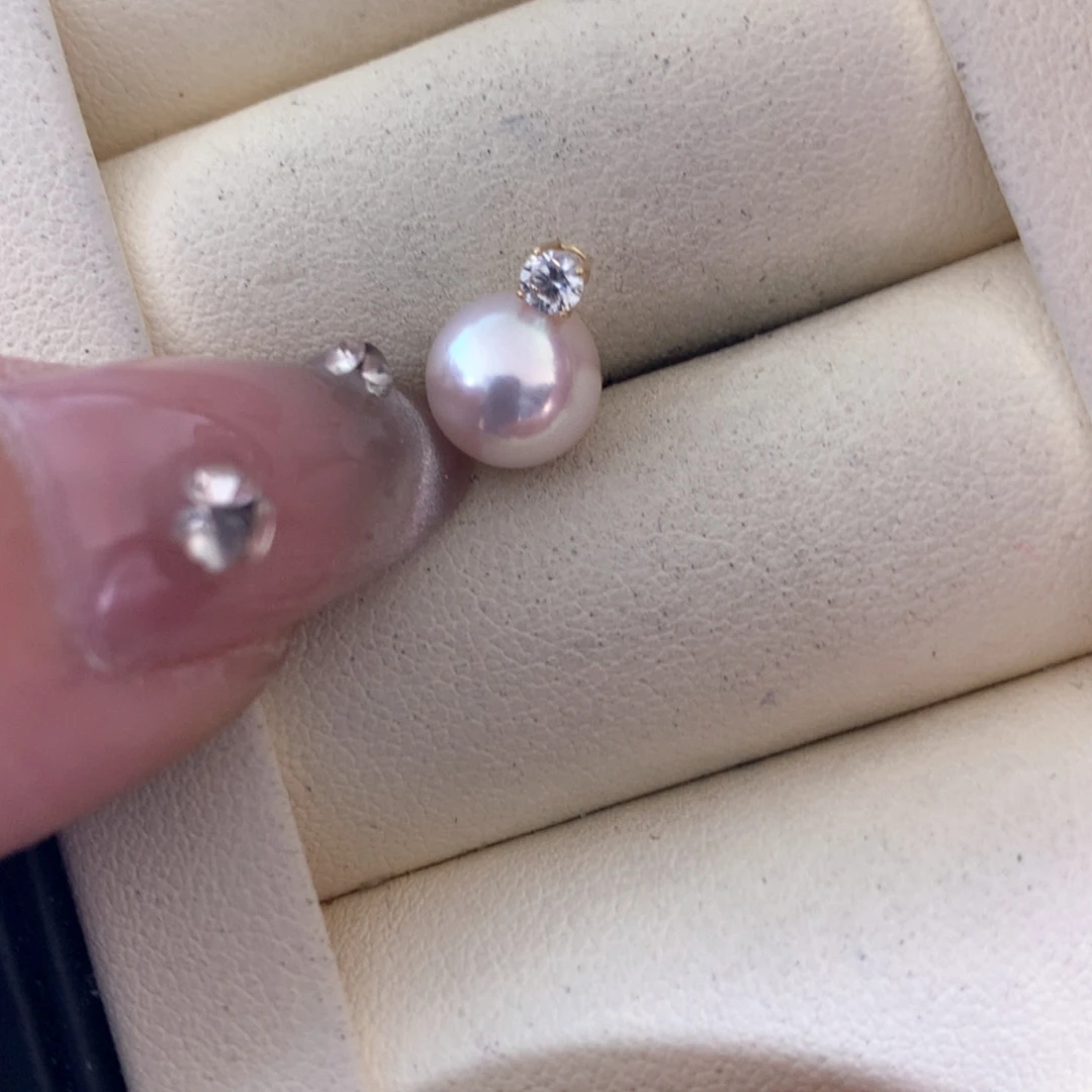 海水珍珠颈饰18K金镶嵌