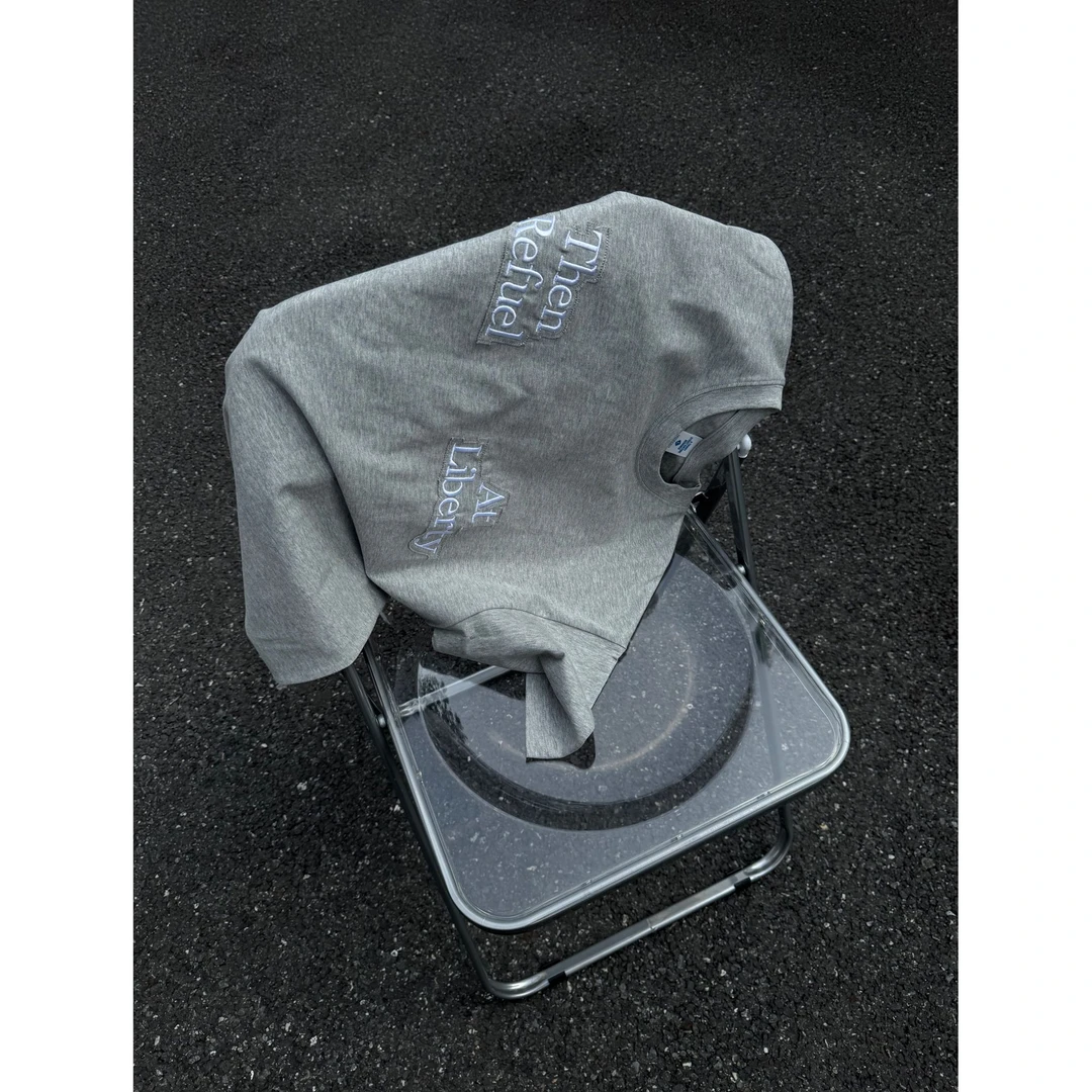 WetGrade美式街头2025夏季新款贴布刺绣设计宽松潮牌短袖T恤男