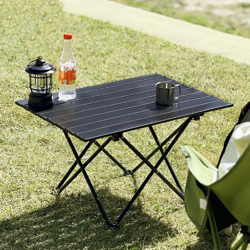 折叠桌蛋卷桌露营桌野餐桌便携式装备用品简易小桌子办公室小桌