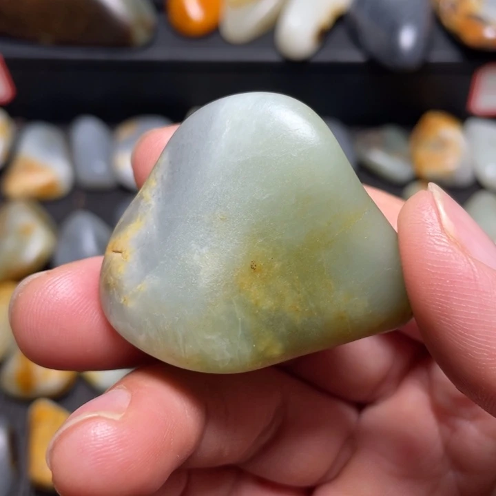 和田玉未镶嵌挂件46