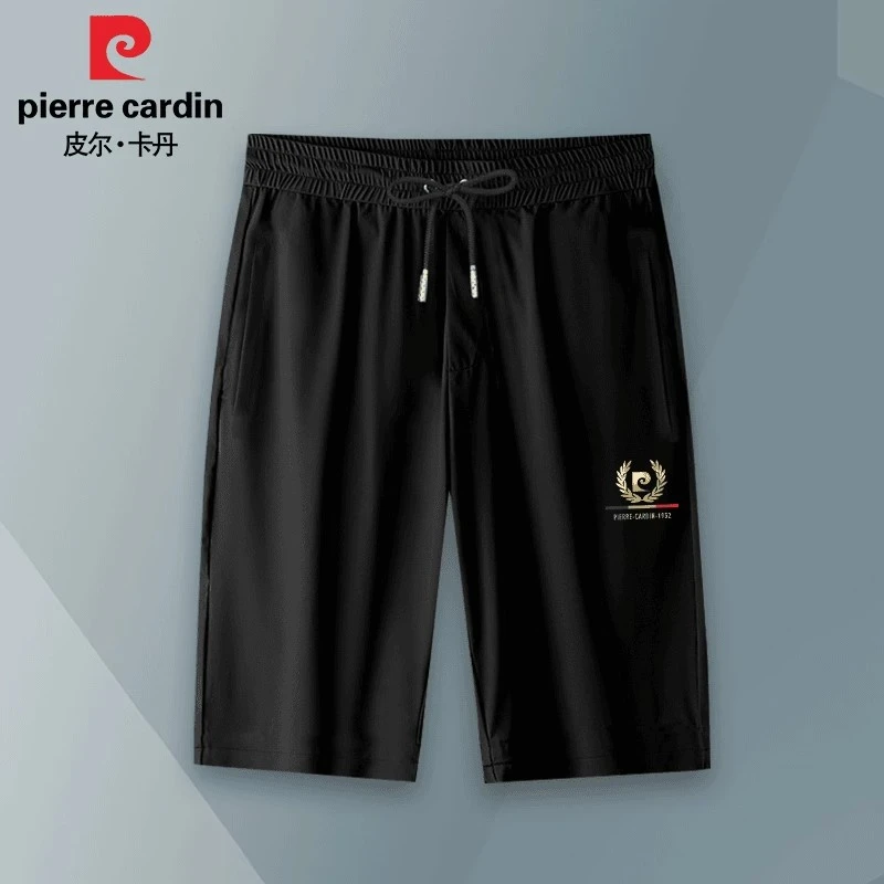 皮尔卡丹夏季时尚百搭弹力冰丝舒适短裤男士休闲裤PN024