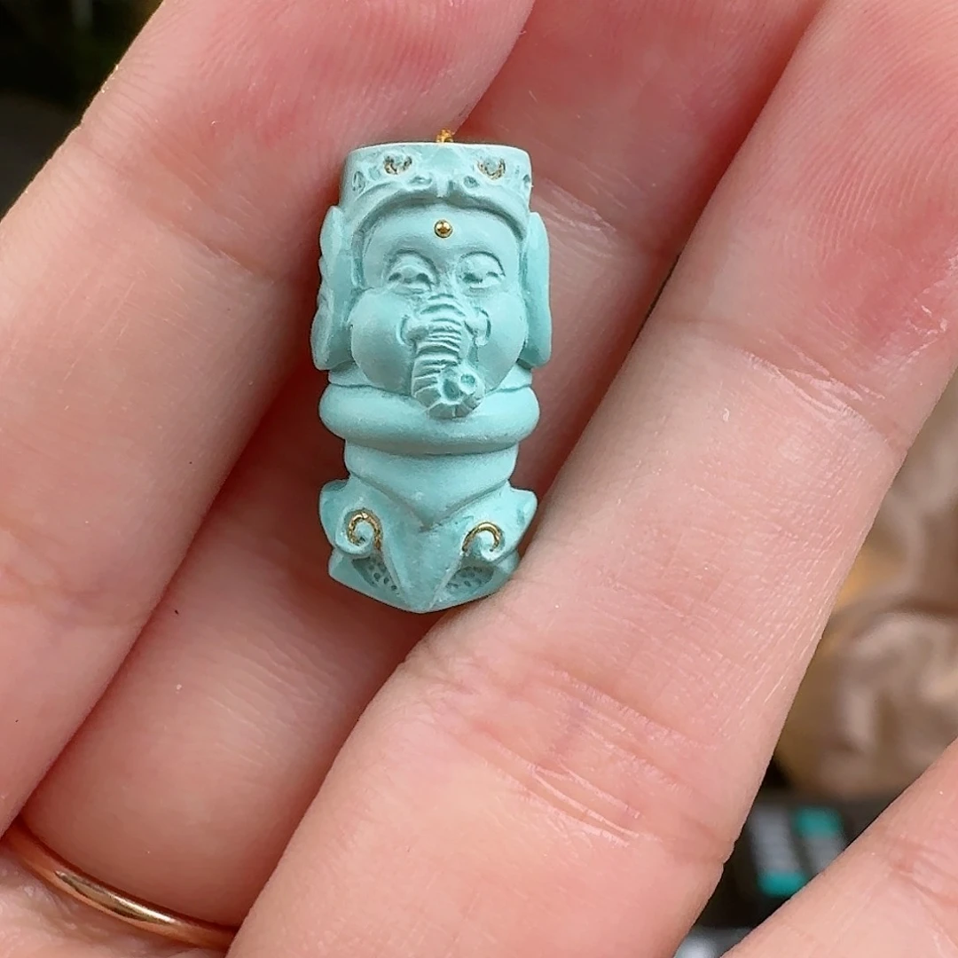 绿松石珠宝奇石未镶嵌