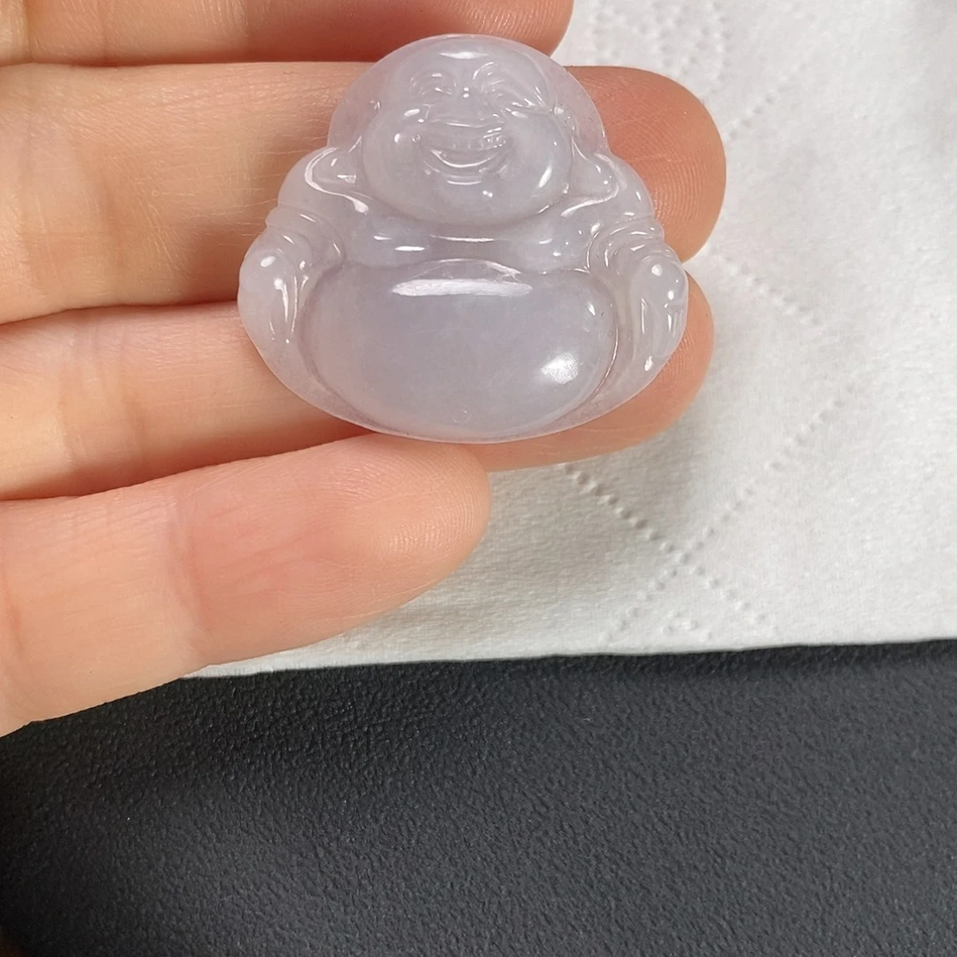 翡翠未镶嵌颈饰佛公