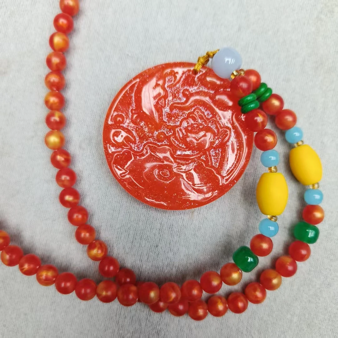 凤  凰  血吊坠DZ1979