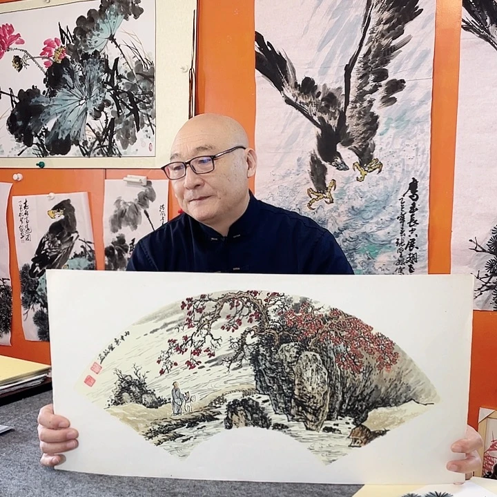 国画张圣敏先生纯手绘作品