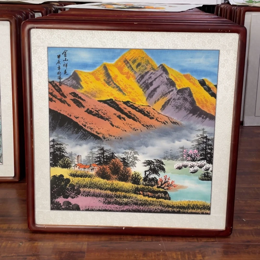 国画带框尺寸63*63厘米