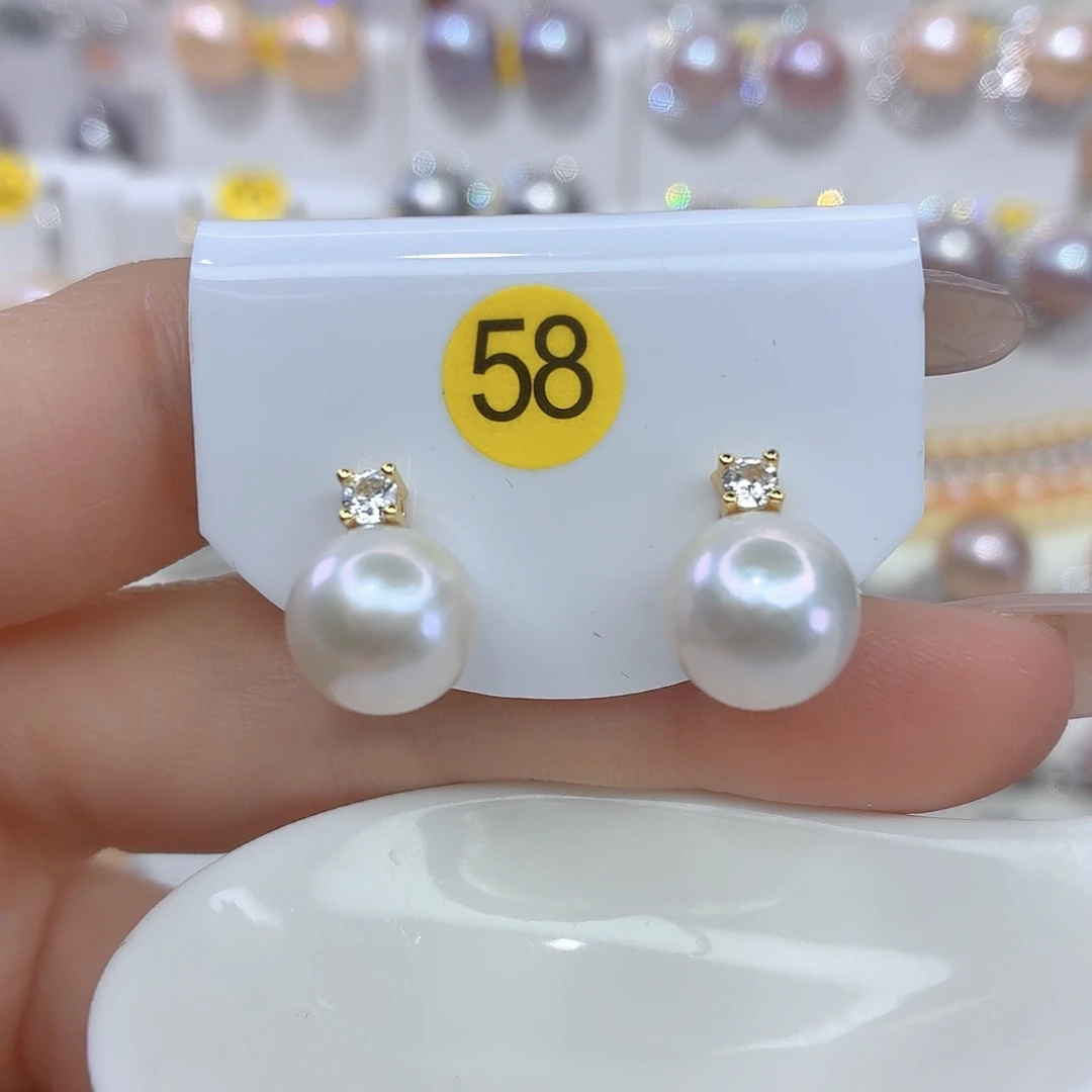 耳饰未镶嵌淡水珍珠