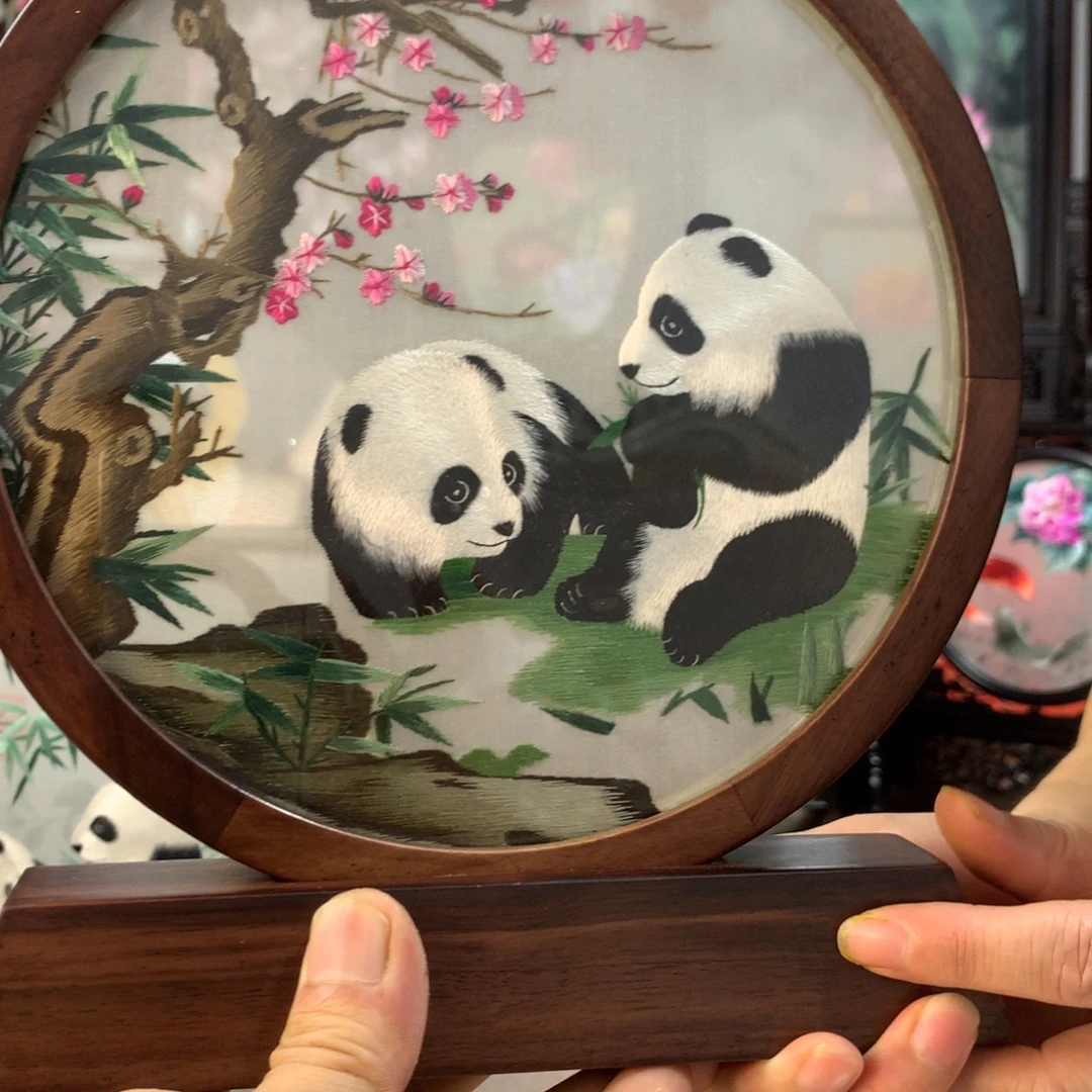 木苏绣精品推荐给你们