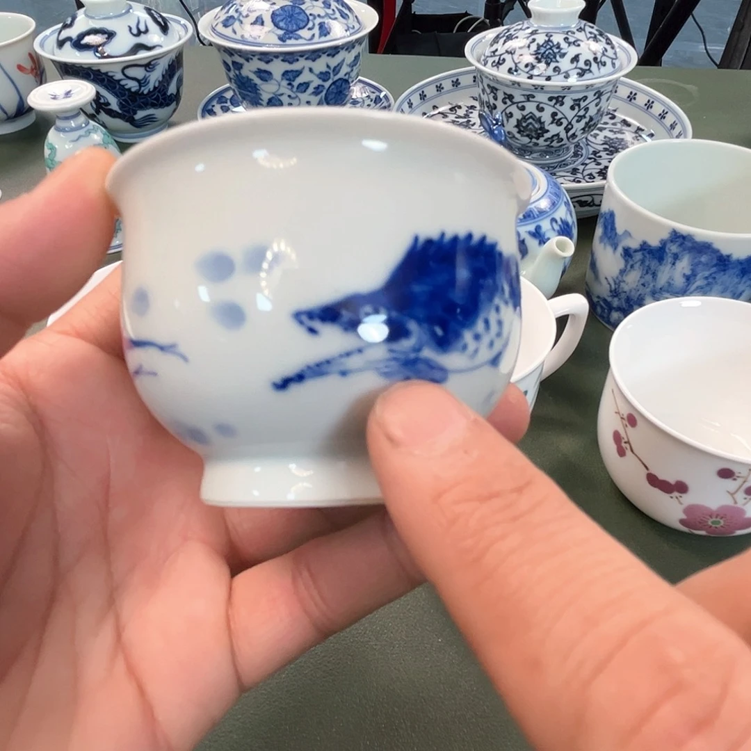 杯青花瓷器青花瓷器