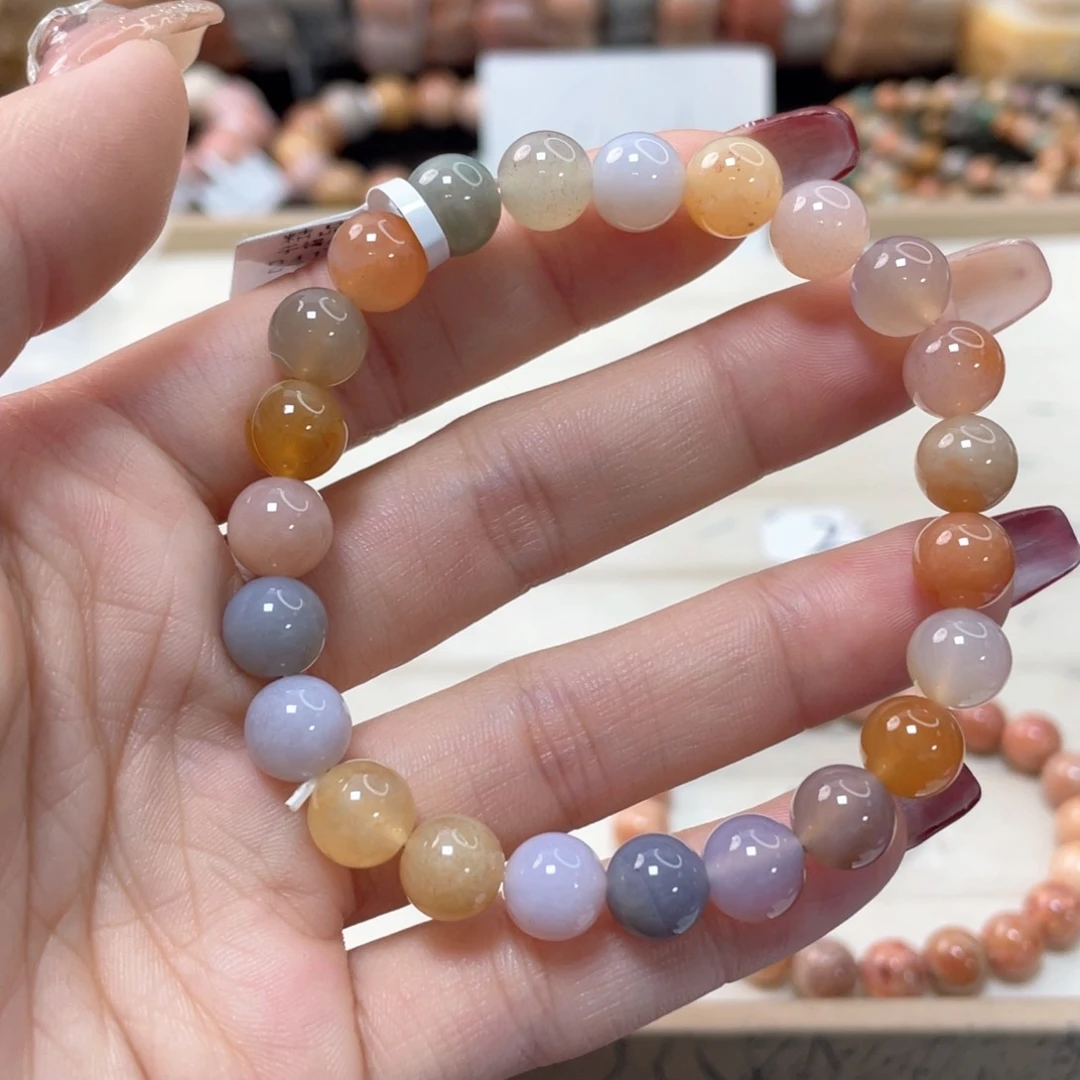 硅化珊瑚（珊瑚玉）手链未镶嵌半*ⁿ106