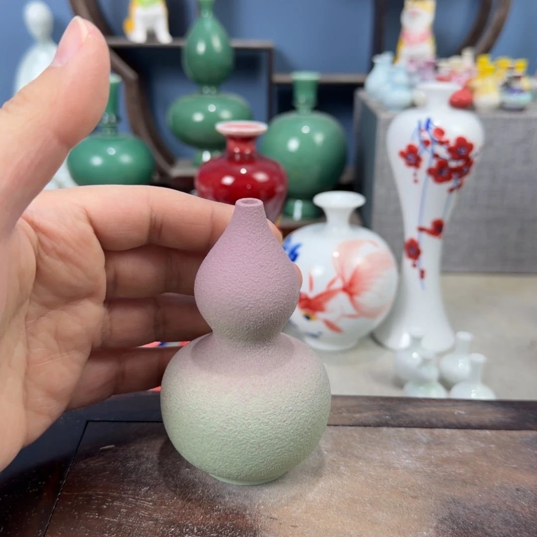陶瓷手工小花器摆件