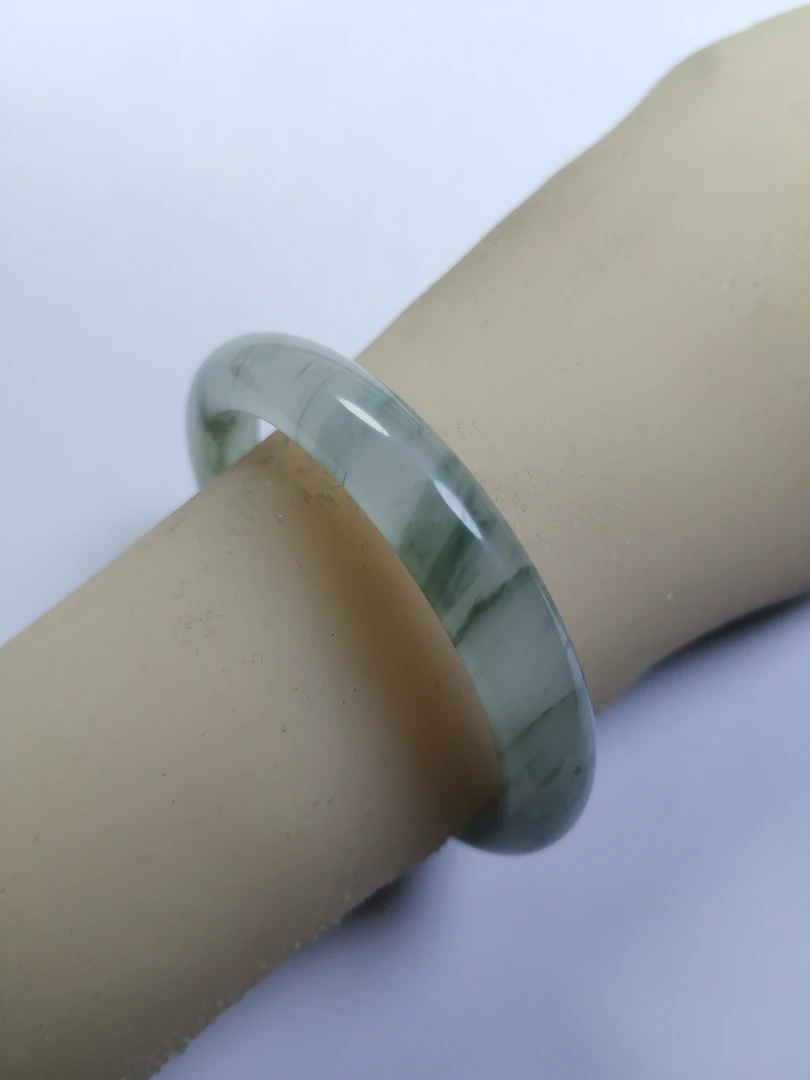 11号—52-53圈口-天然玉石-正品保障，天山翠，冰翠，时尚