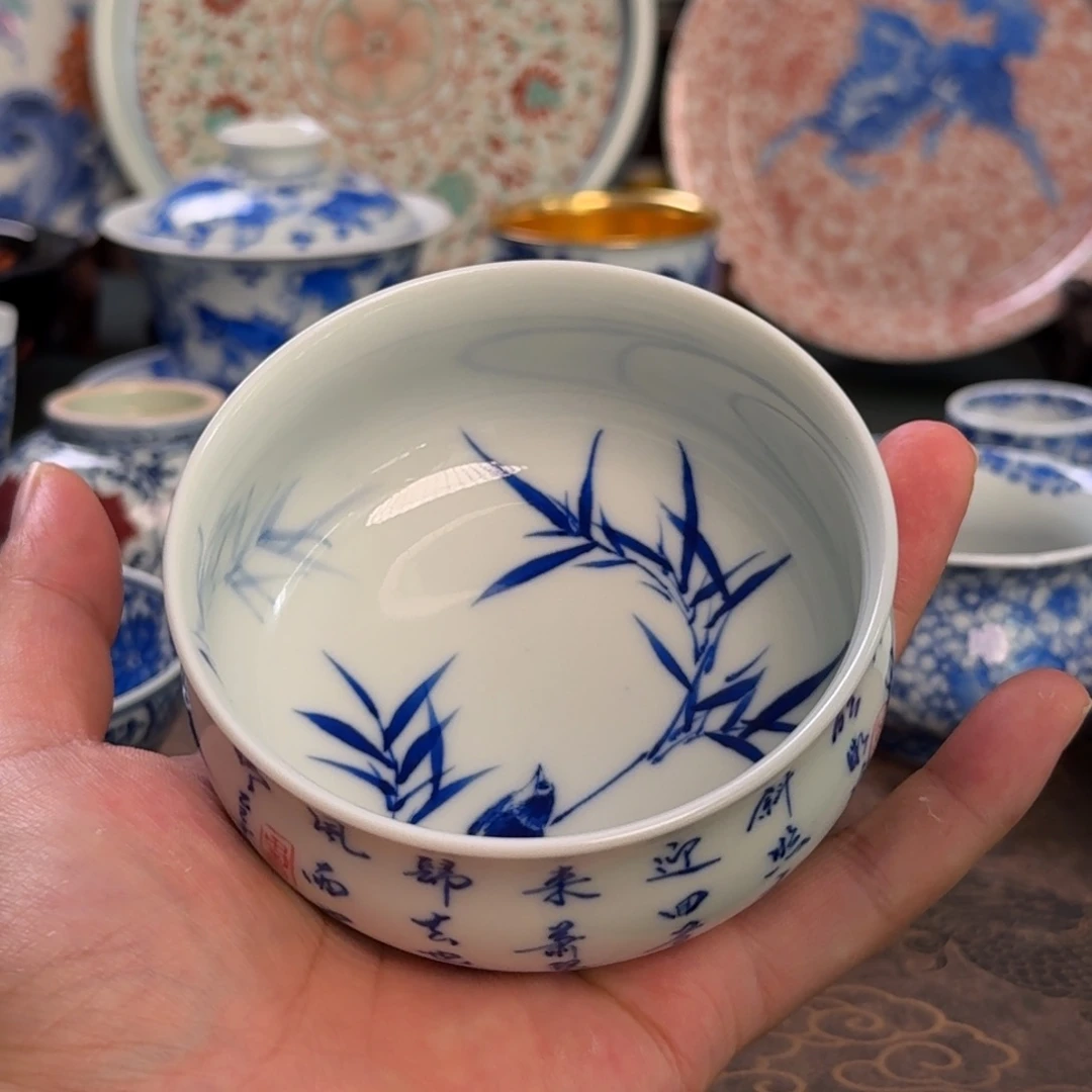 纯手工手绘陶瓷茶具