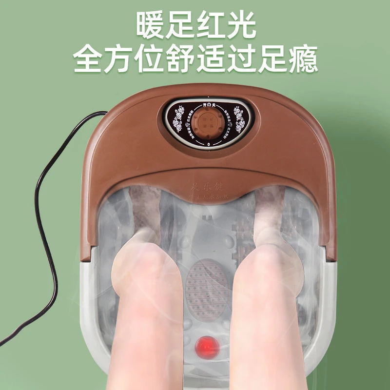 家用电动足浴盆恒温滚轮按摩泡脚桶专用热水泡脚足浴盆红外线加热