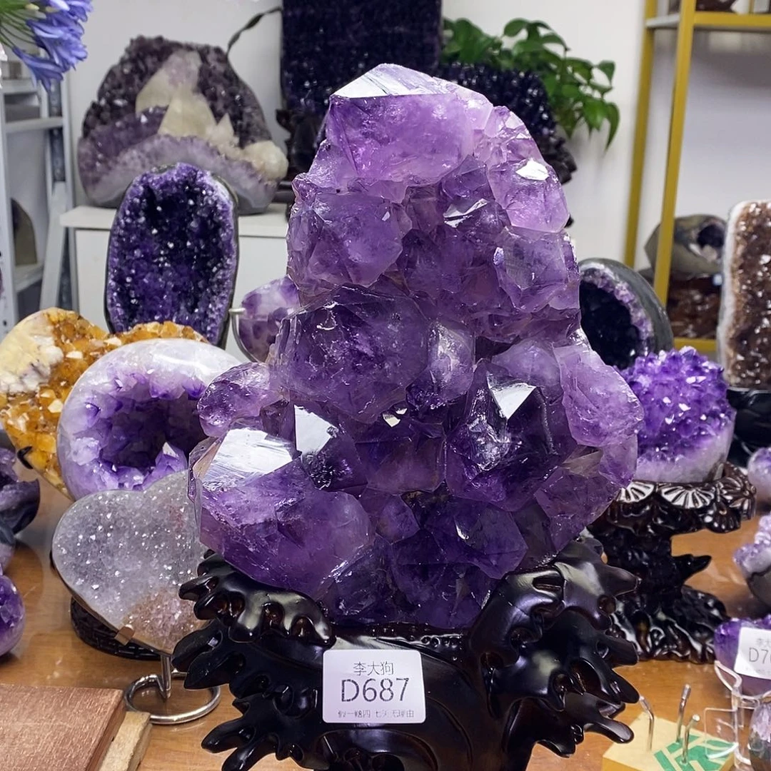 未镶嵌紫晶大型摆件（非配饰）