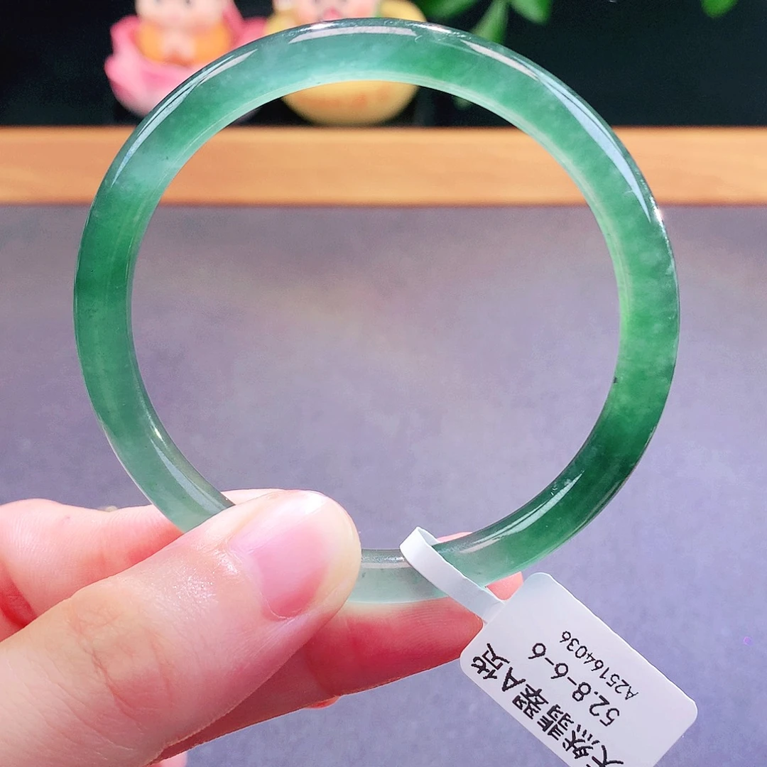 翡翠未镶嵌手镯天然翡翠