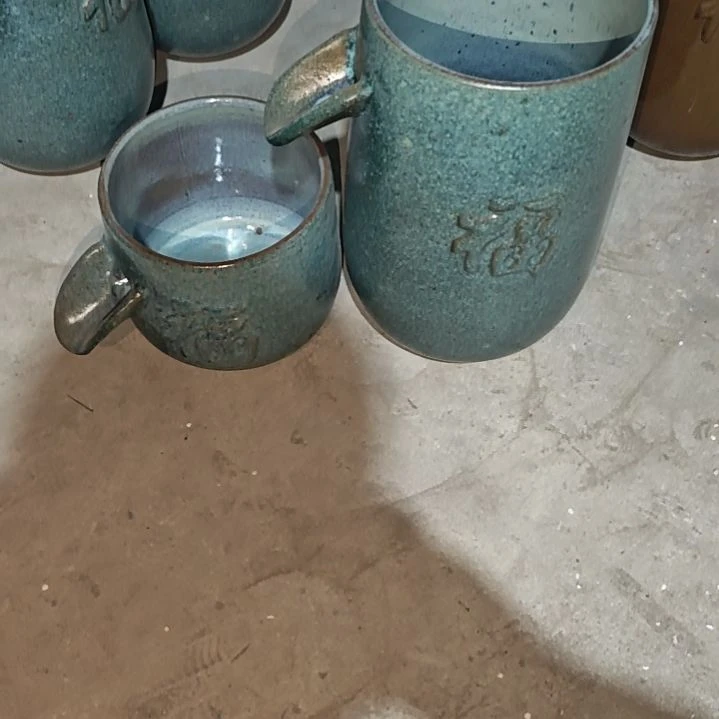 【闪购商品】福字流水两个瑕疵绿色