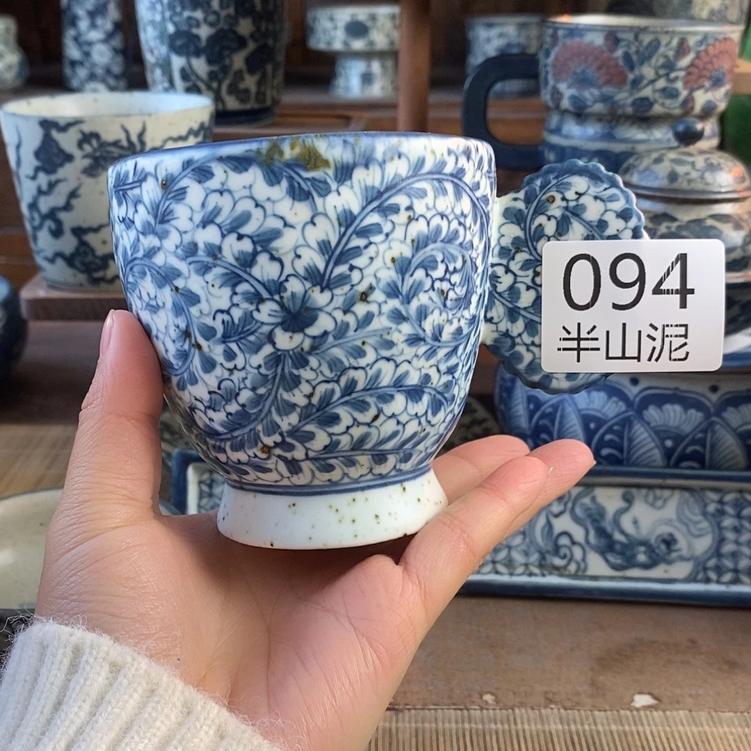 陶手工手绘青花高温陶瓷