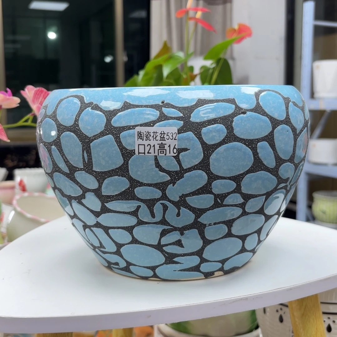 @夏西陶瓷花盆@@5532